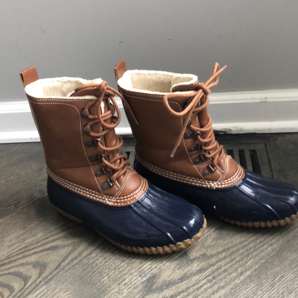 Esprit Rain Boots 👢blur and camel